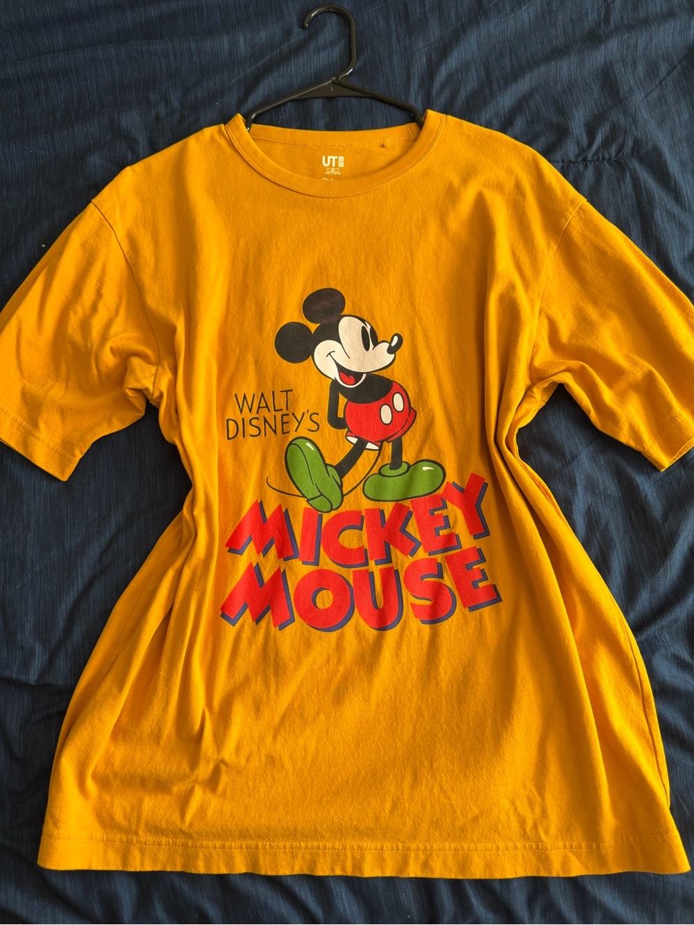 UT Walt Disney Mickey Mouse Yellow Graphic Tee
